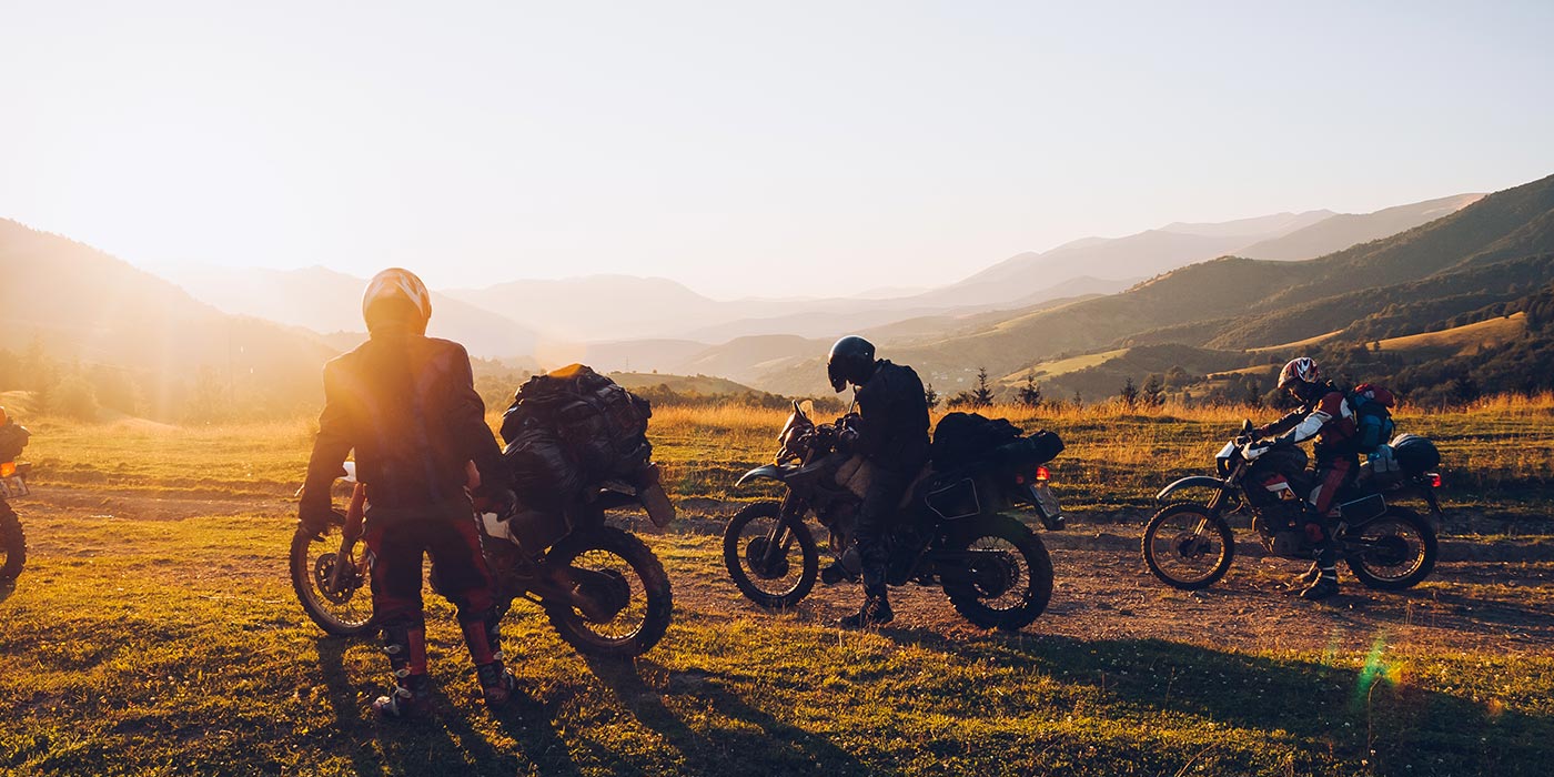 adventure bikes, motorcyclists, touring